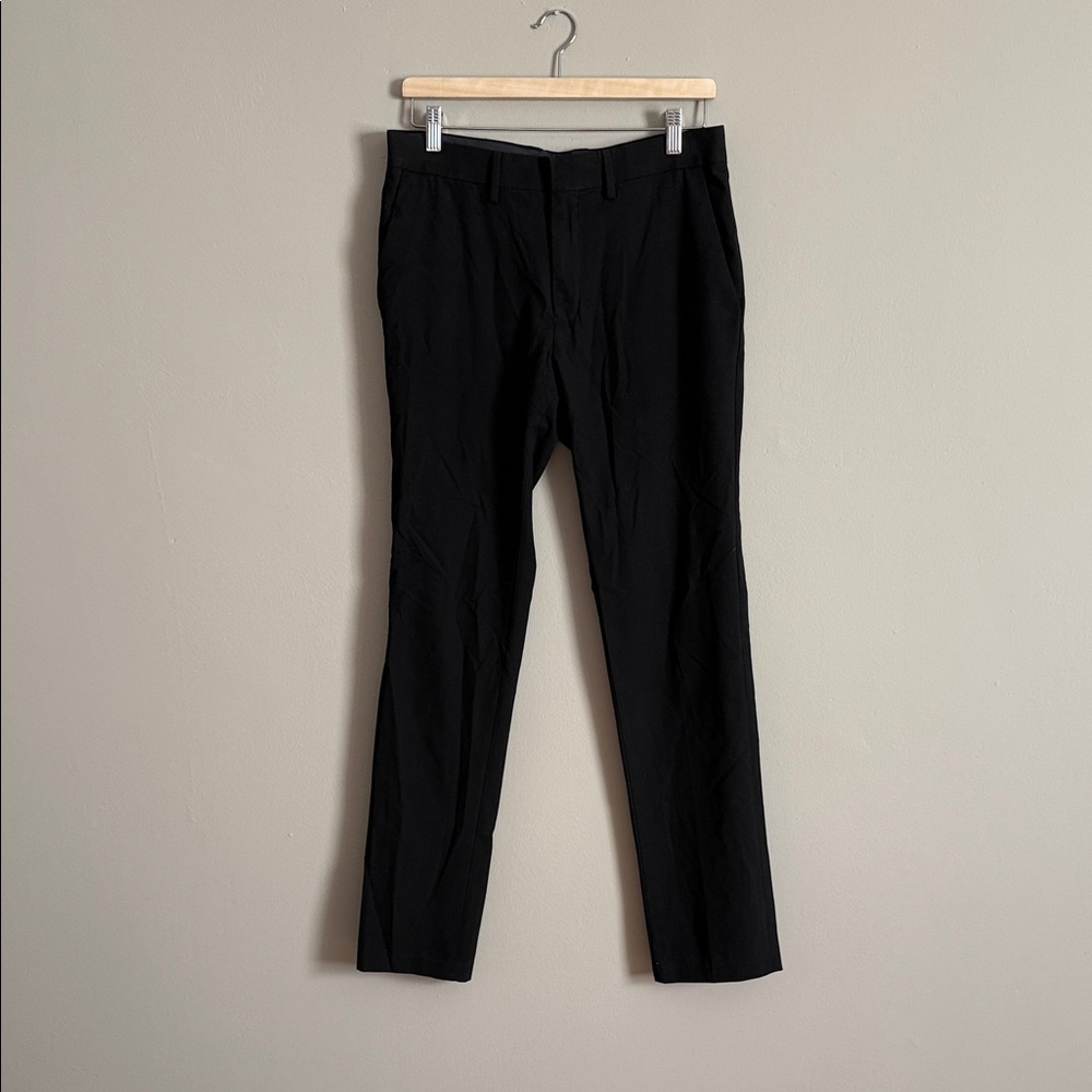 Kenneth Cole Men's Classic Black Dress Pants 32x32